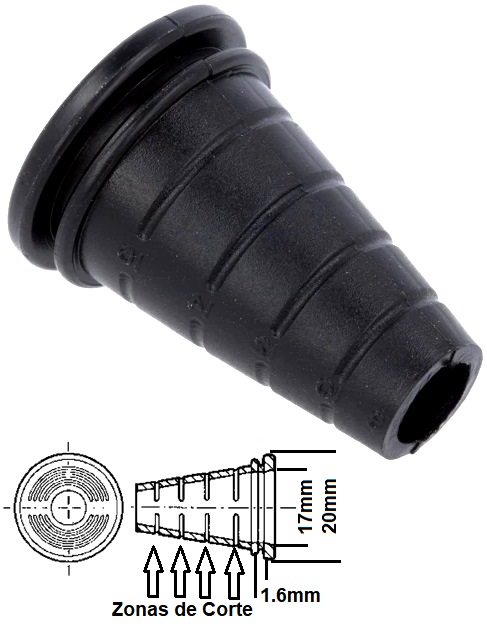 Pasacables cola 17-20